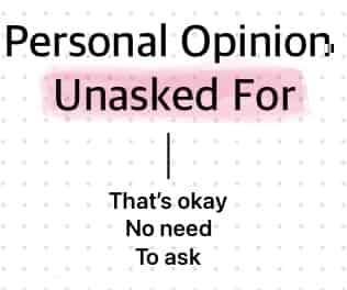 Avatar of Personal Opinion