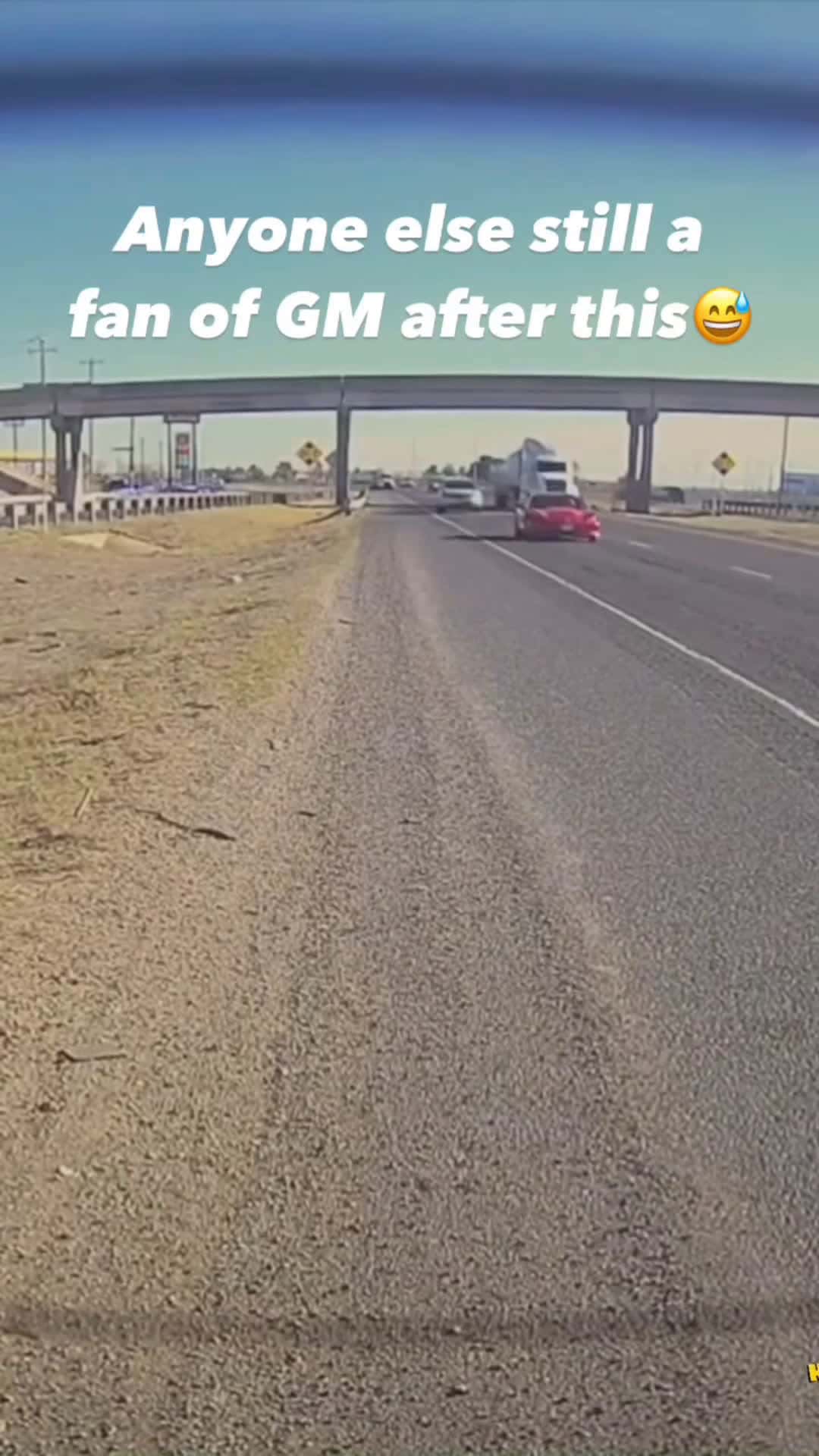 Cover for GM or Driver 😳 🤣 ? #caughtoncamera  #dashcam  #bodycam  #crash #bodycam