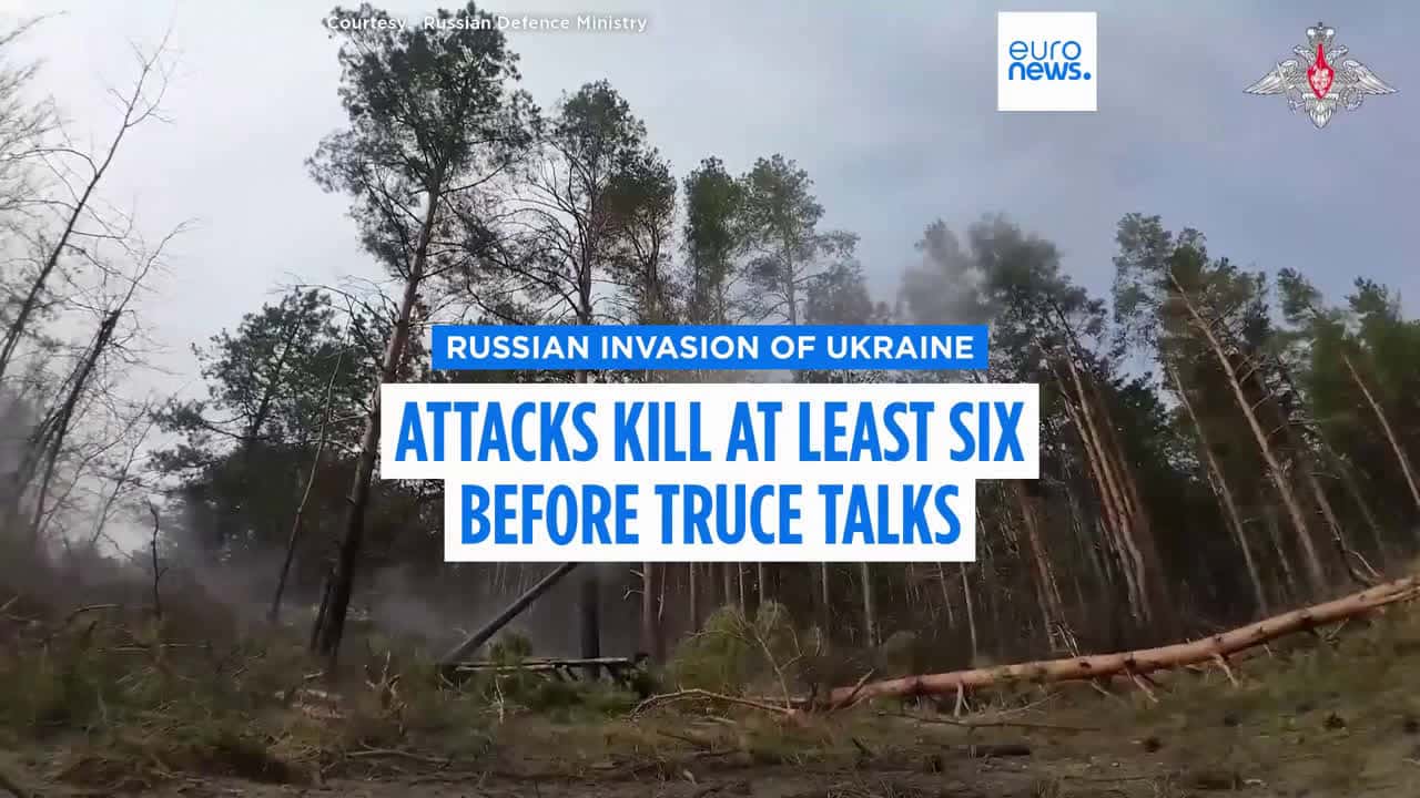 Cover for Russian missile and drone attacks on Ukraine kill at least six
