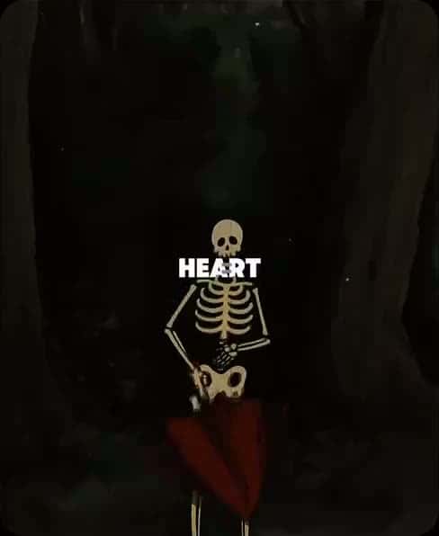Cover for I don't love her with my mind or heart