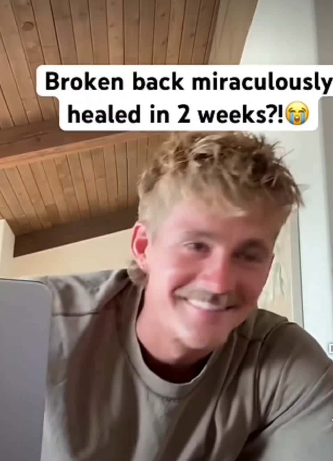 Cover for Broken back miraculously healed in just 2 weeks!!😭🙏🏽🙌🏽#faith #christiantiktok #christian #christianity #christians #prayer #healing #testimony  #fyp