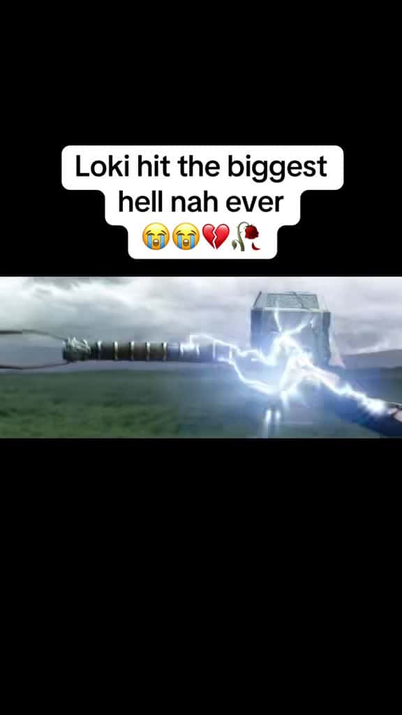 Cover for When he said he ain't ready for the thunderstorm 😂⚡️ #Marvel #Loki #Thor #FunnyMoments