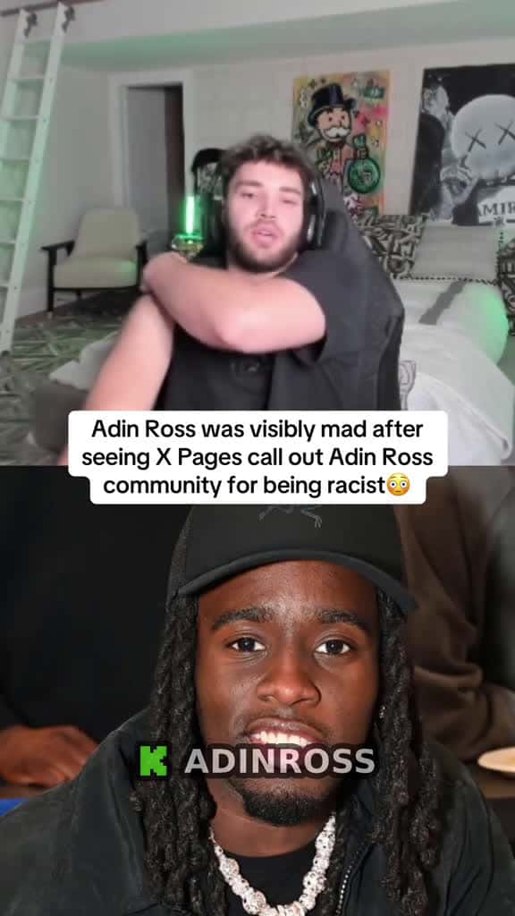 Cover for Adin Ross was visibly mad after seeing X Pages call out Adin Ross community for b 47061 #american