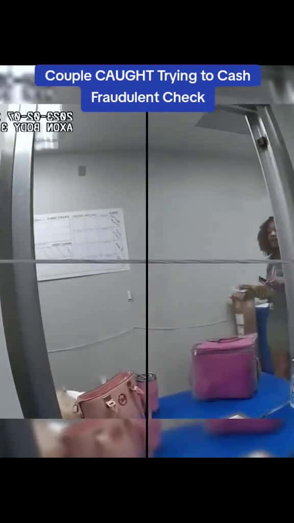 Cover for Couple CAUGHT Trying to Cash Fraudulent Check cops copsoftiktok 23690 #america