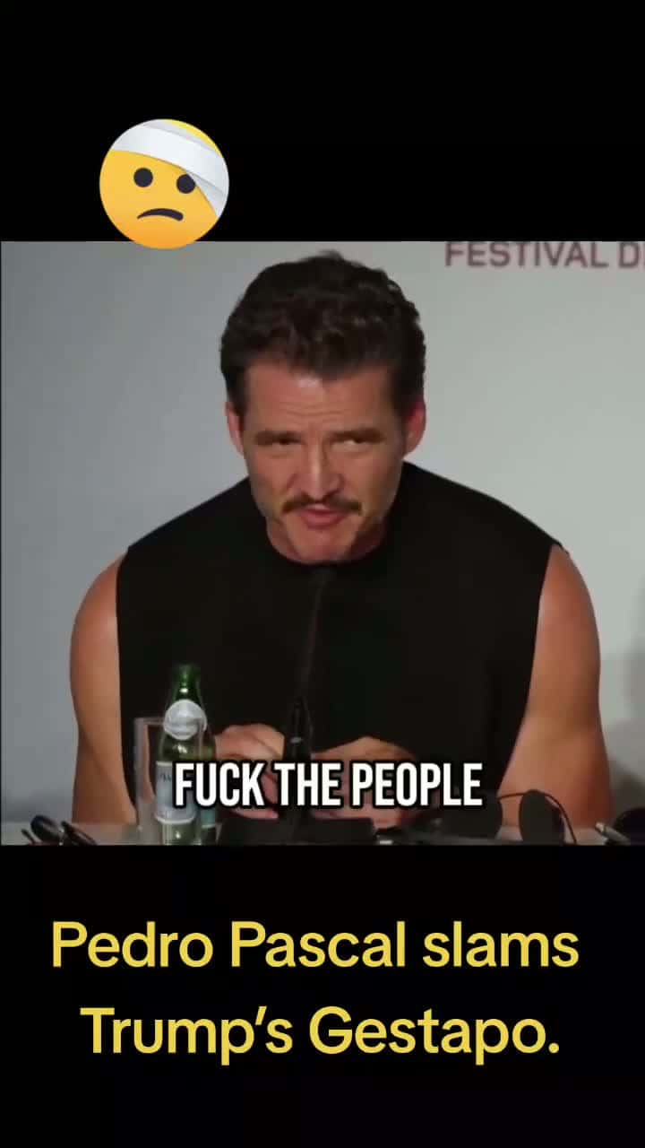 Cover for Pedro Pascal slams Trump’s Gestapo.