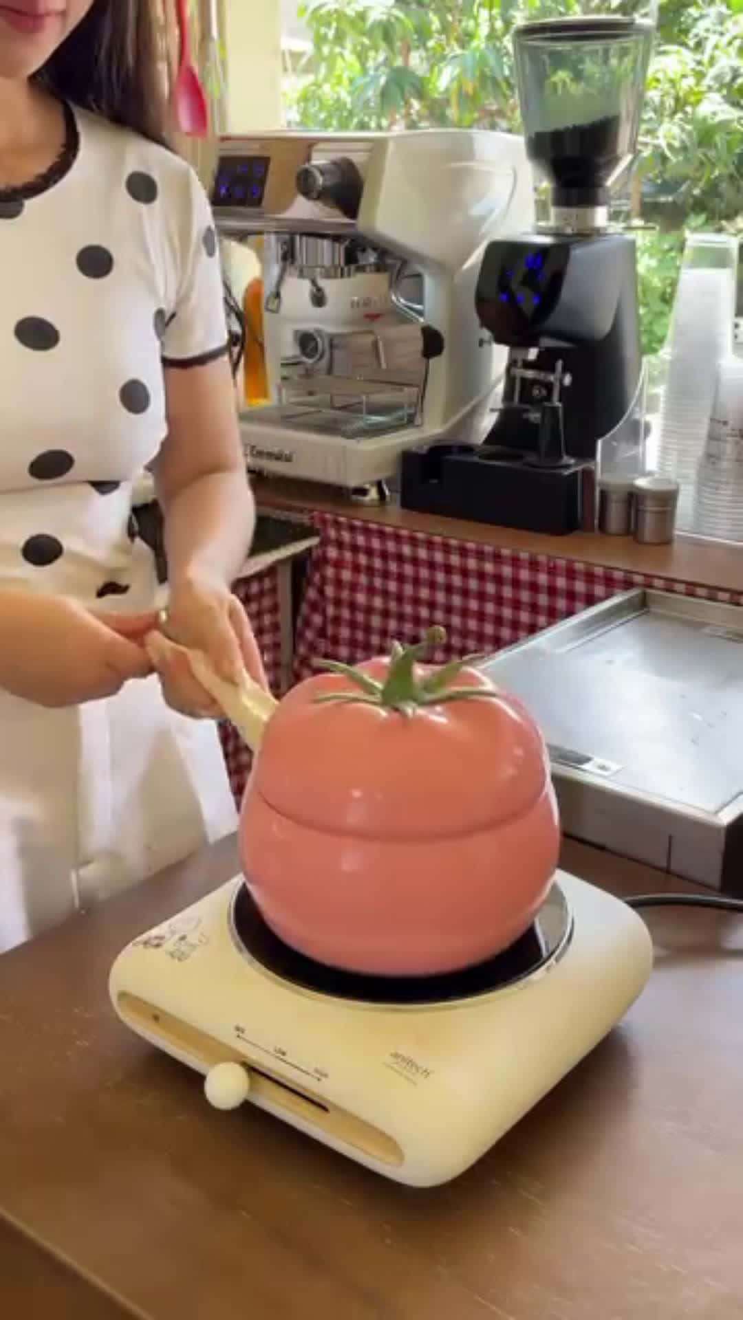 Cover for Making homemade strawberry sauce. 🍓❤️