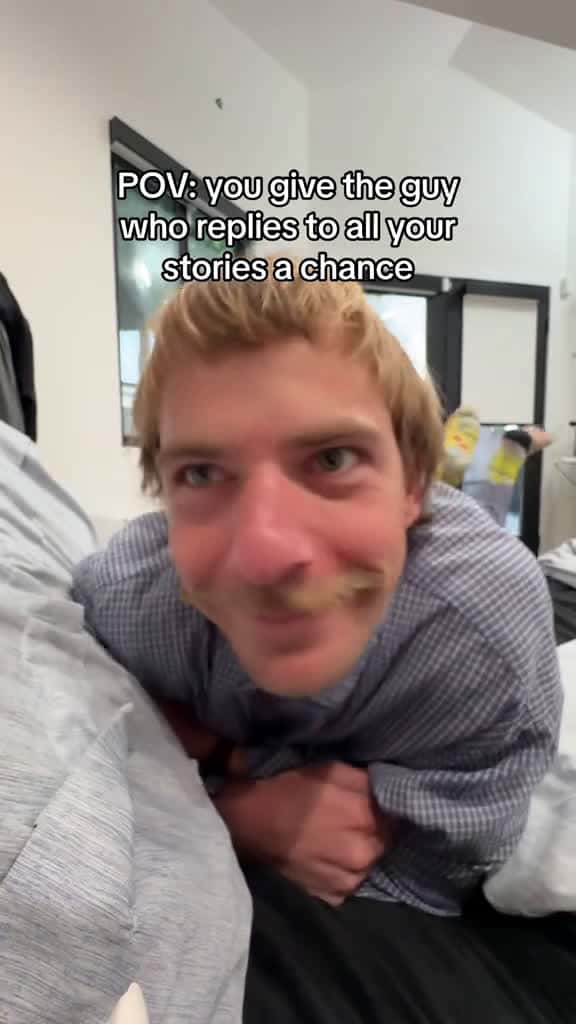 Cover for POV you give the guy that replies to all your stories a chance 42635 #trend