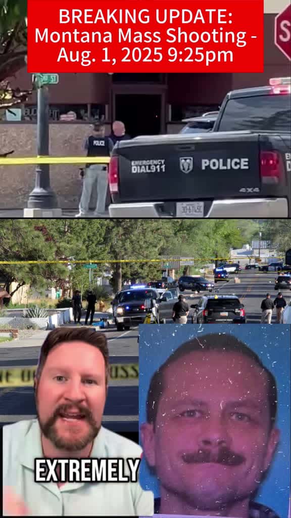 Cover for Urgent: Manhunt underway after mass shooting in Anaconda, Montana. Suspect Michael Paul Brown at large—public urged to stay clear of area. #BreakingNews #Montana #Anaconda 🚨