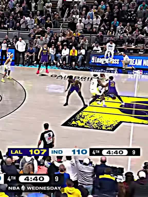 Cover for LeBron James sinks the buzzer beater! 👑🔥 #NBA #Lakers #LeBronJames