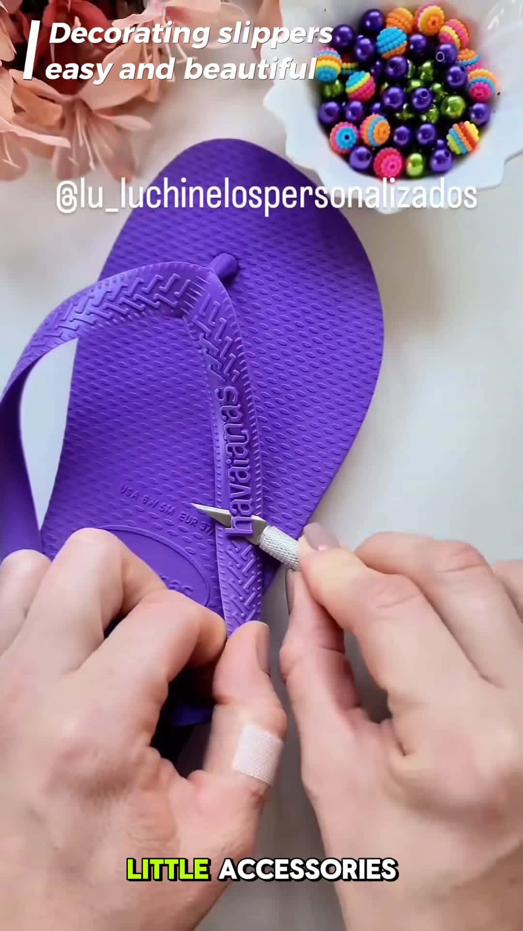 Cover for Decorate your own slippers as you like, easy and beautiful #diy #crafts #Decorate #slippers #slippershoes #slipperstyle #tutorial #tip #tips #tipsforgirls