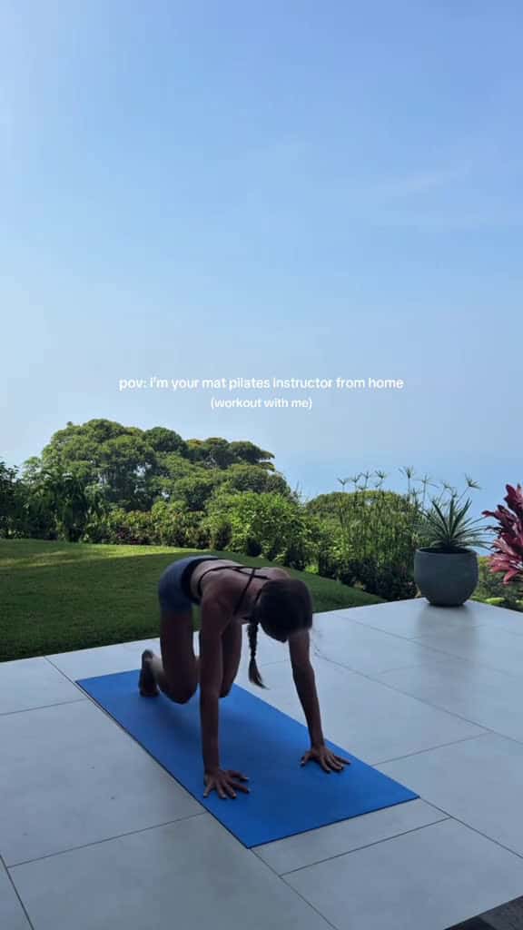 Cover for Instructing you a through glutes and abs pilates workout from HOME matpilates pil 51214 #american