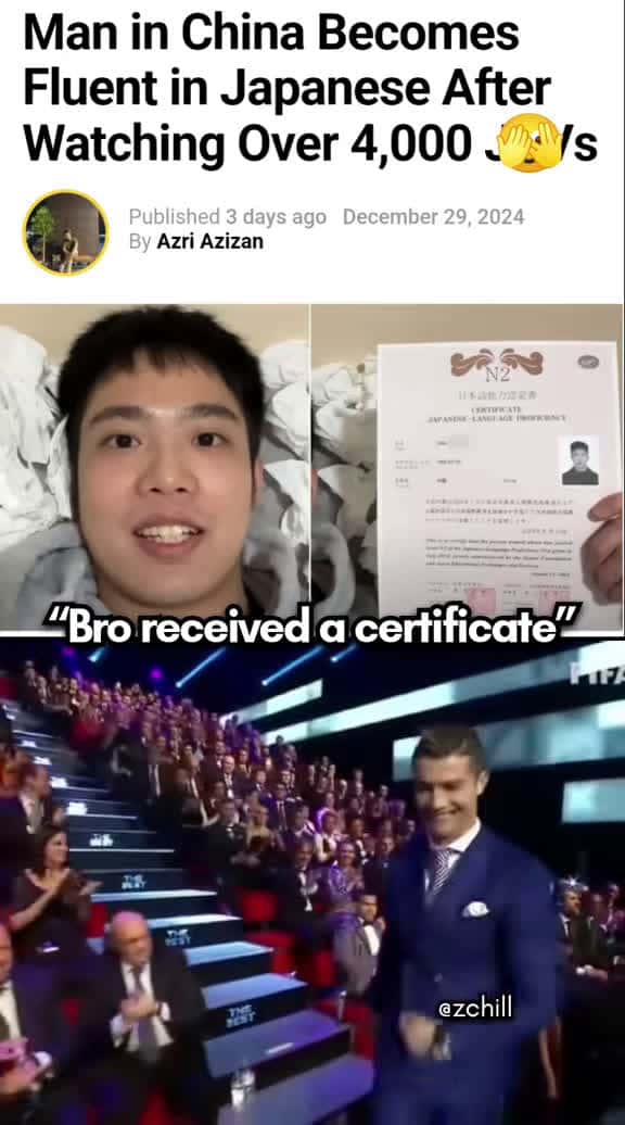 Cover for Bro became fluent in Japan 💀 #meme #japan #chinese