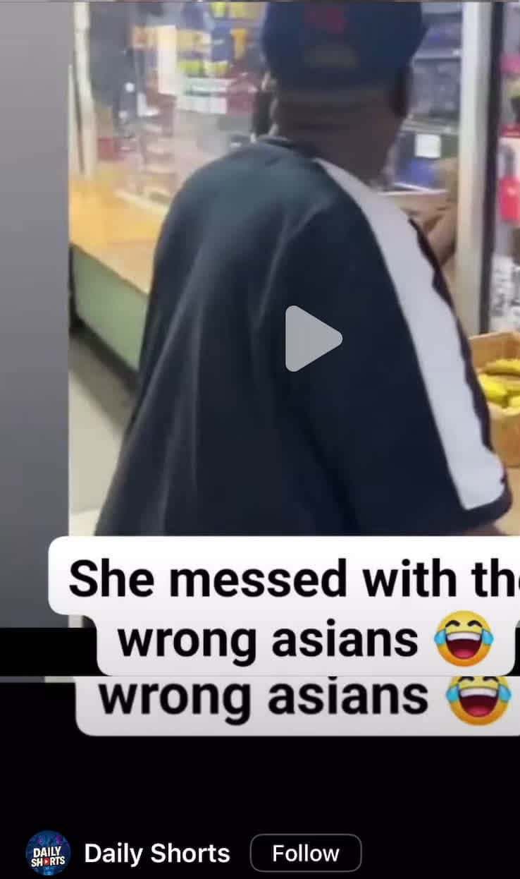 Cover for Lady thinks shes more gangster than asians and gets owned😂 #fight  #fyp