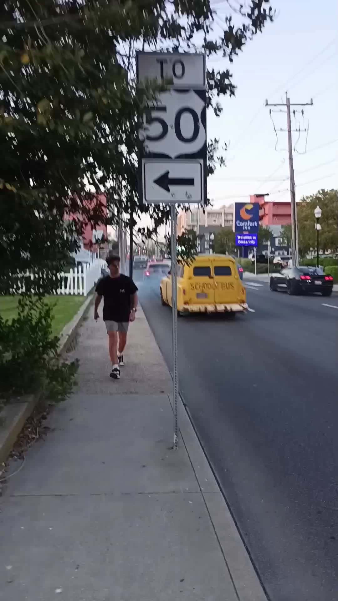 Cover for School Bus Hiding The Action