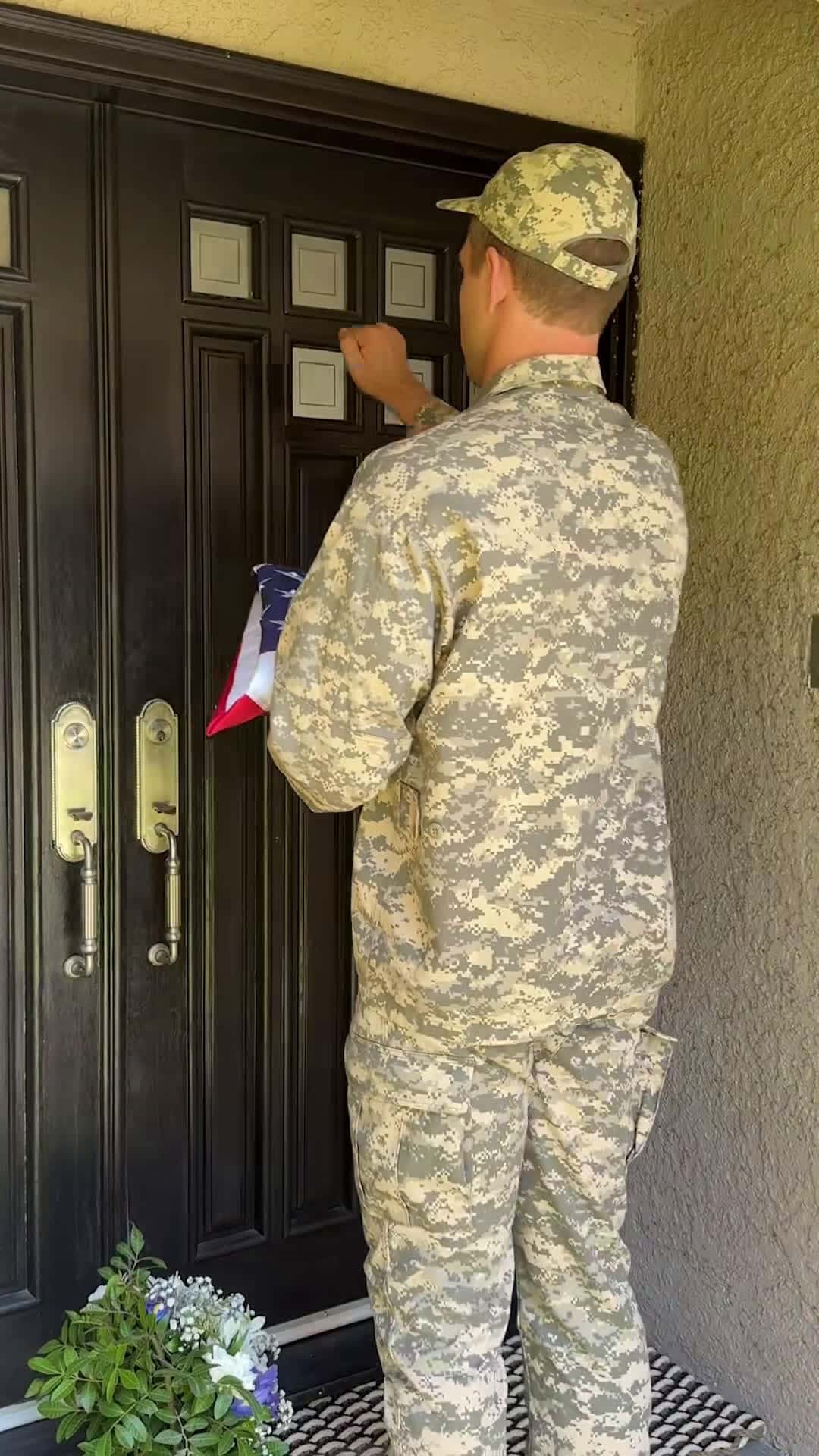 Cover for Military wife gets the worst news ever viralvideo homecoming foryoupageofficiall