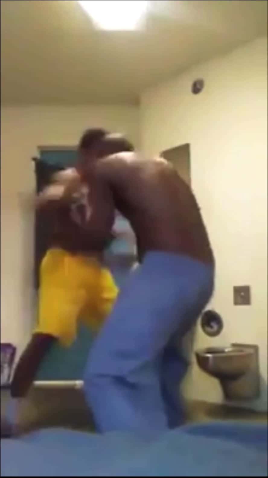 Cover for Og gets beat on in prison for dissing yellow pants set‼️ #fight #fightcam