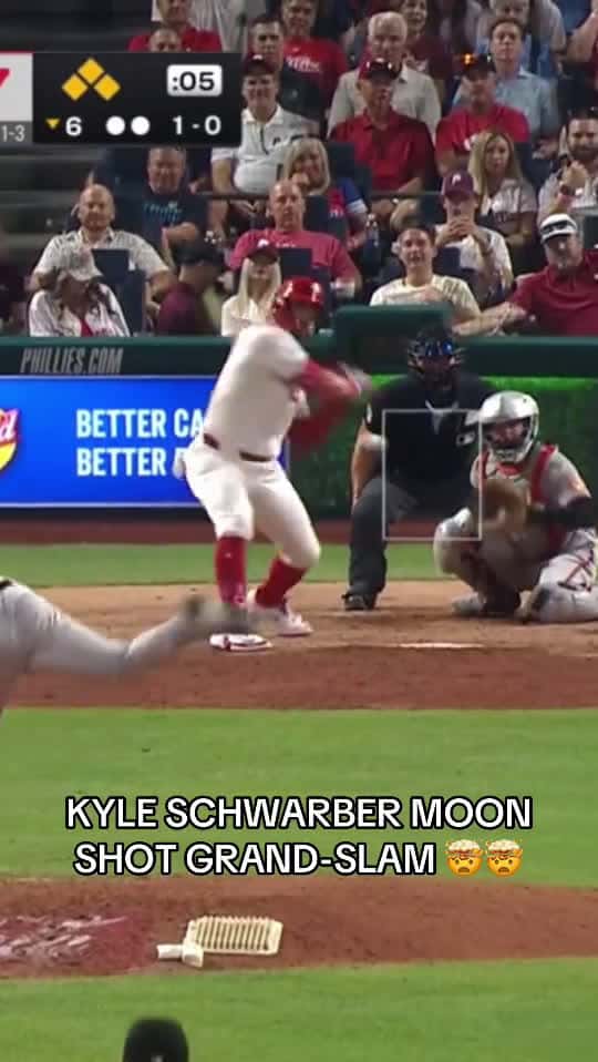 Cover for KYLE SCHWARBER CRUSHED HIS SECOND HOMER OF THE GAME. 😱🔥 (@MLB) #baseball #mlb #phillies #baseballtiktok #homerun  created by House of Highlights with House of Highlights’s original sound