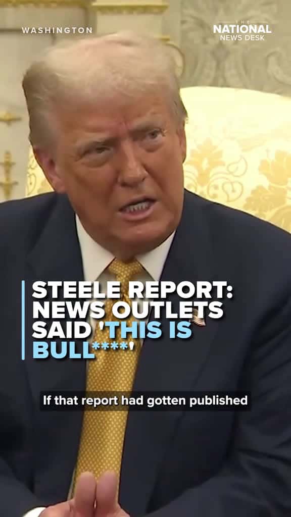 Cover for Trump's Take on Steele Dossier and Barron Revealed
