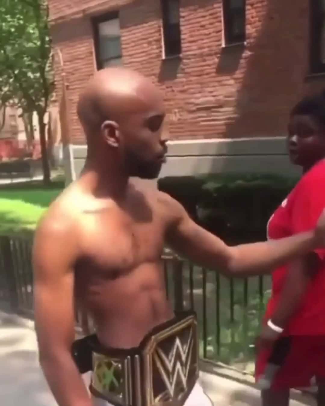 Cover for Hood wrestler goes viral#wrestling #viral 