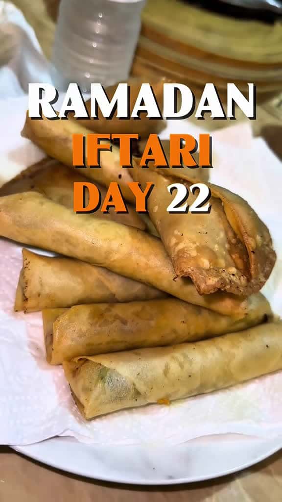 Cover for Ramadan Mubarak This is day 22 of the Ramadan Iftari Series iftar Ramadan 2025 day22 FoodT 00962 #ilovescoopz