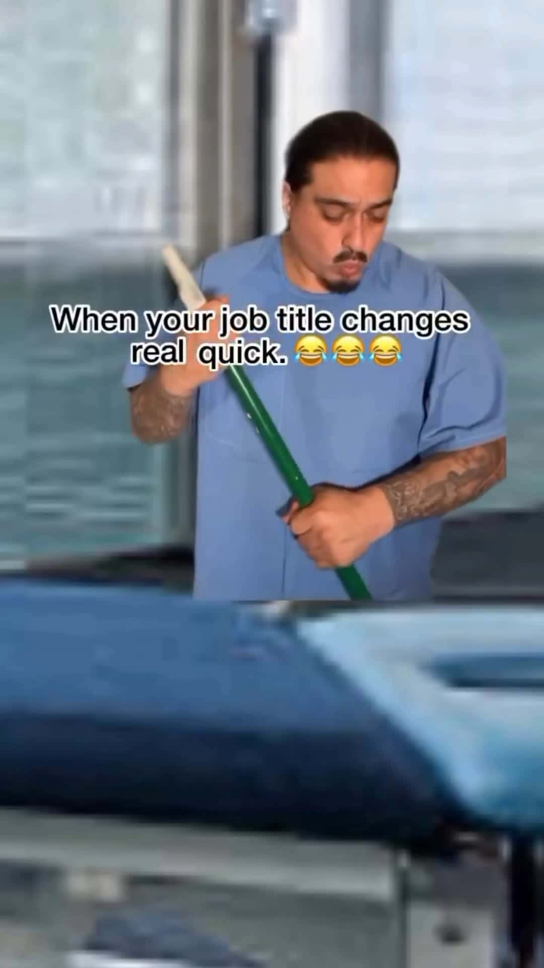 Cover for When your job title changes real quick😂😂