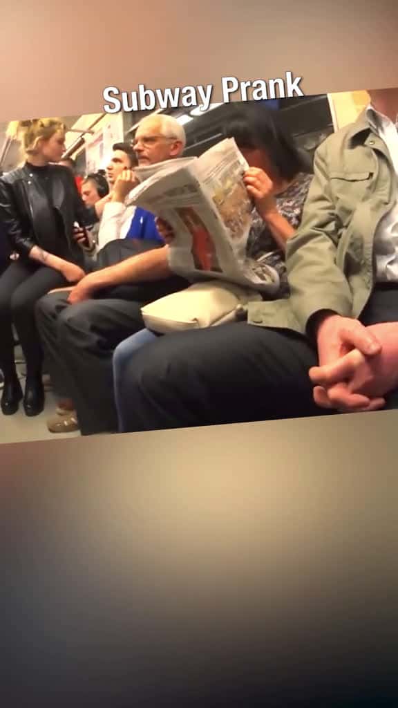 Cover for Subway Prank prank funny funnyvideos pranks funnymoments scareprank fyp 38497 #trendingscoopz