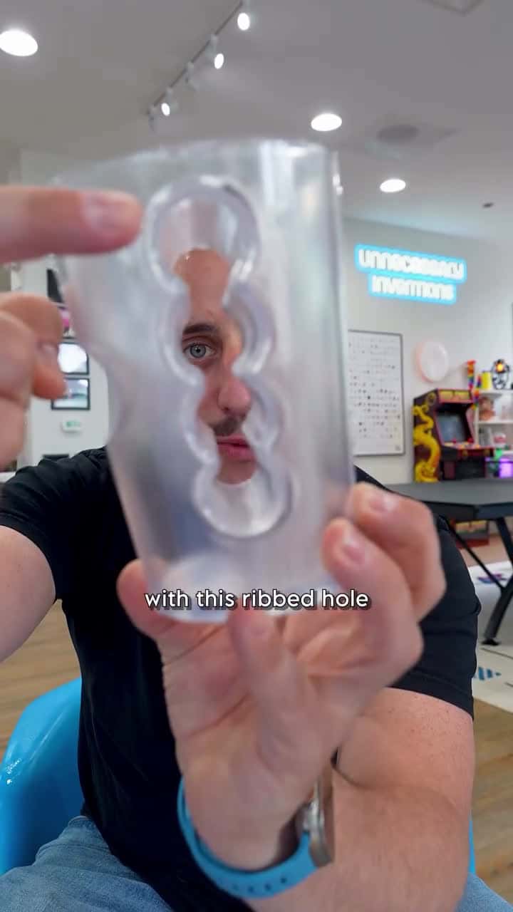 Cover for The Grippy Glass Get a little extra grip on your beer when the rest of you might not be so secure. #unnecessaryinventions #CaughtOnCamera#FirstPaycheckMemory#TrueCrimeStories#LifeDrama#FavMovieClip