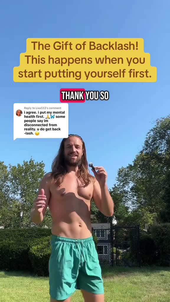 Cover for Replying to @Lisa333 the gift of backlash! This happens when you start putting yourself first. 😇🙏 @Dan The Happiness Coach #backlash #mentalhealth #mentalwellness #validation #alignment #danthehappinesscoach #happiness #uncondi...