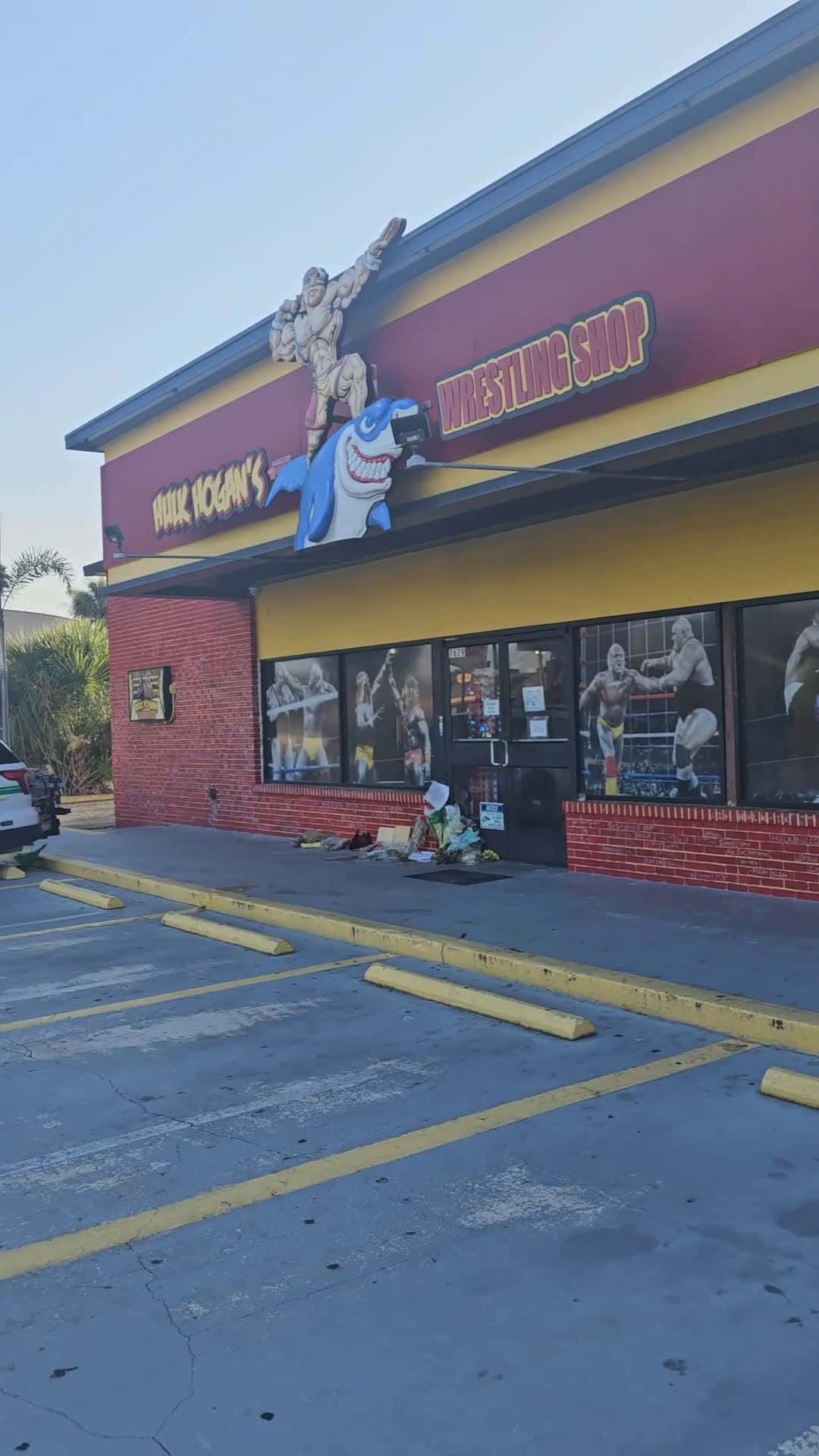 Cover for Stopped by the Hulk Hogan store today — yeah, that Hulk Hogan. Just days after his funeral. The man was a legend in my childhood. Back in the '80s, wrestling wasn’t just a show — it was life.  #hulkhogan #ripbrother   #roboace 