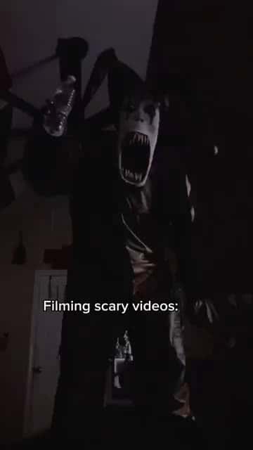 Cover for Filming Scary Videos Be Like… #shorts #s