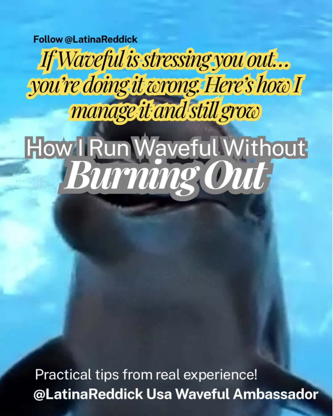 Cover for “If Waveful is stressing you out… you’re doing it wrong 😌📈💡 Here’s how I manage it and still grow 🌊🚀✨”Tap in for my personal roadmap 👉 https://invites.waveful.app/sCF5#WavefulWisdom 💭#GrowthWithoutGrind 🛟#CreatorBalance ⚖️#PostSmartNotHard 