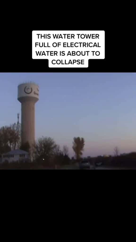 Cover for watertower satisfying satisfyingvideo fyp viral demolition UnlimitedHPInk Genshin 40582 #us