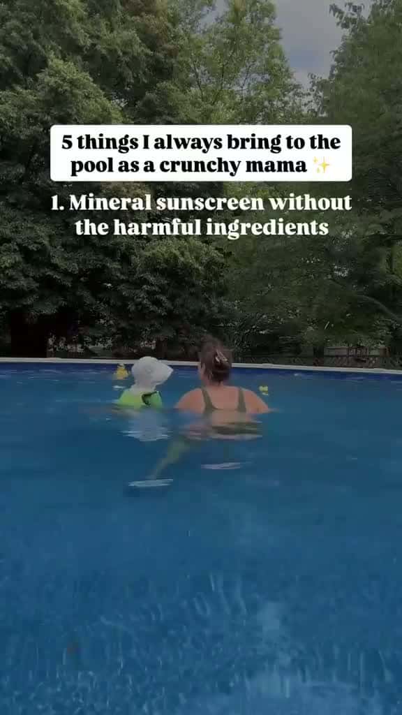 Cover for We’re not just tossing on sunscreen and hoping for the best anymore. 😉 These are the intentional swaps I make every pool day to keep my kiddos safe — not just from the sun, but from hidden toxins we often don’t think about.  🤩 ...
