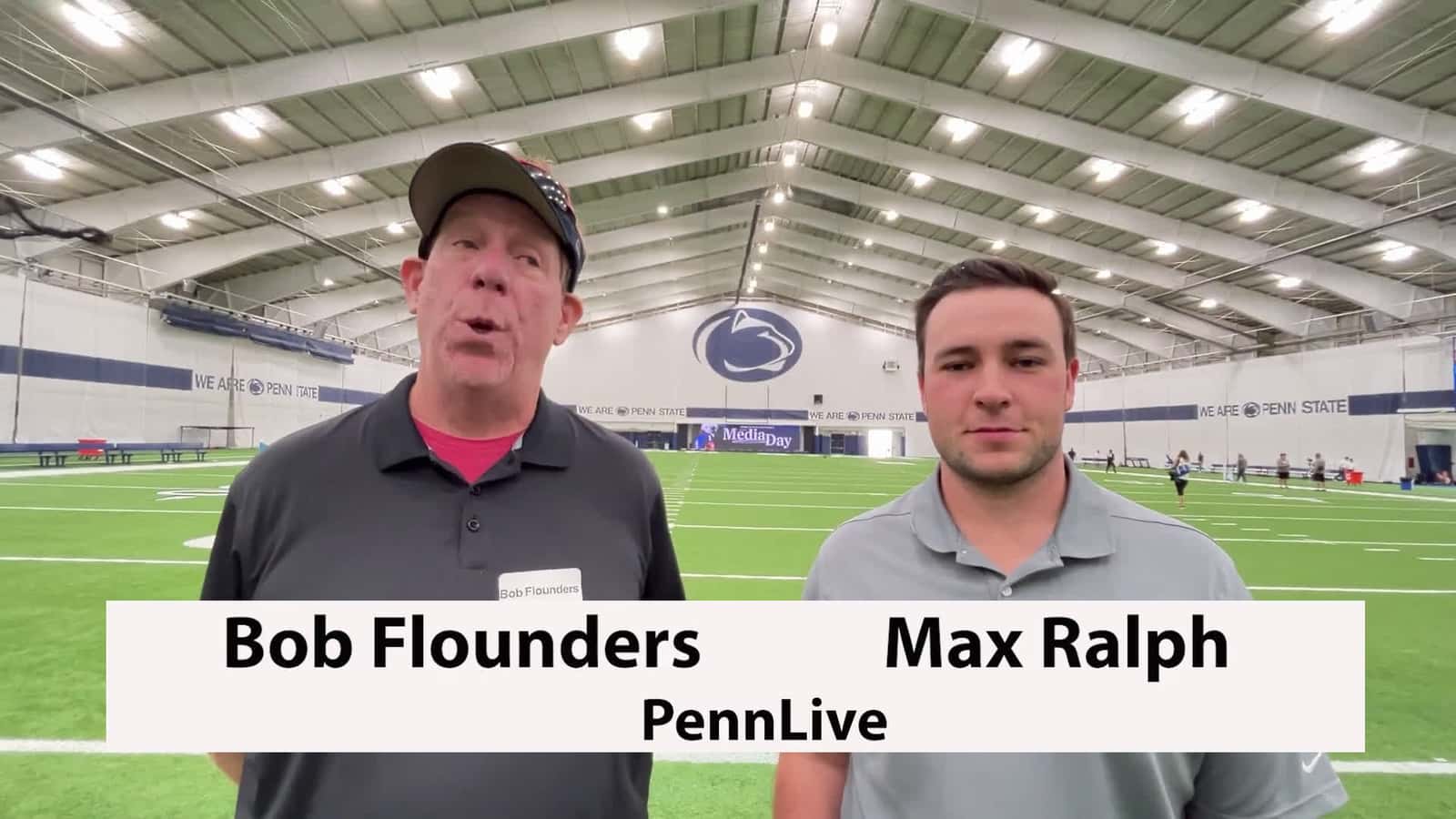 Cover for Penn State football media day: James Franklin, defensive speed and a possible new right guard