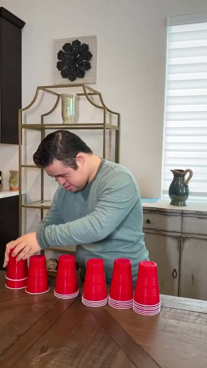 Cover for Scale 1-10 how cool does this look? #cupstacking #challenge #downsyndrome #fyp
