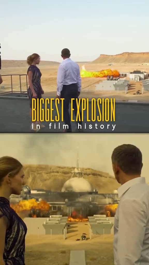 Cover for Did you know# The explosion in Spectre set a Guinness World Record for the largest ever filmed in movie history!
