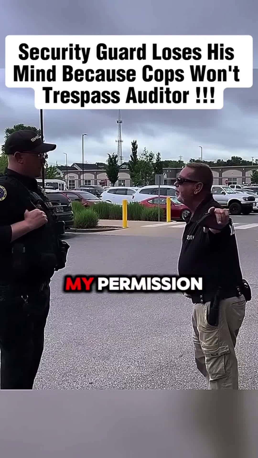 Cover for Security guard tries to tell a cop how to do his job and is dead wrong. And I have to admit that the cops usually get it wrong, but this time they got it right. #firstamendmentaudit @longislandaudit
