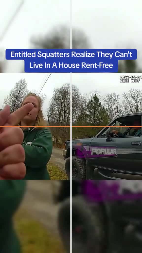 Cover for Entitled Squatters Realize They Can t Live In A House Rent-Free cops copsoftiktok 85805 #america