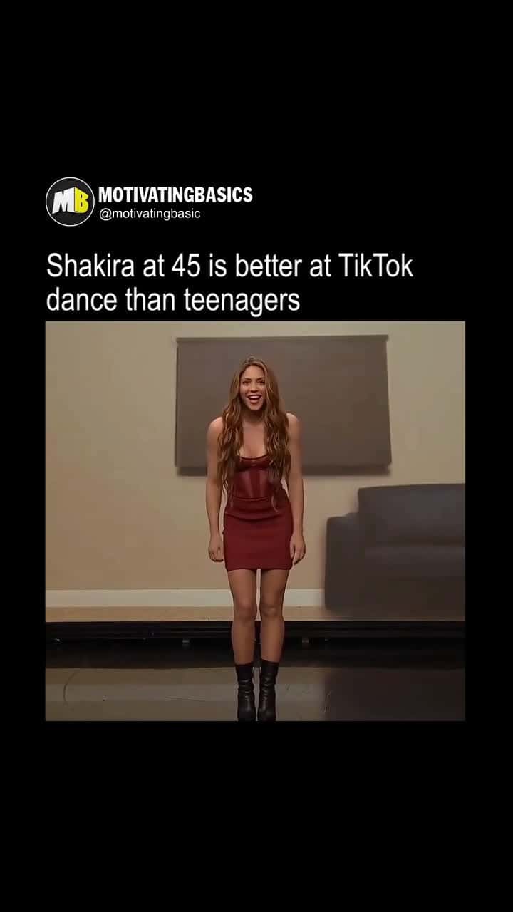 Cover for #UnpopularOpinion Shakira at 45 is better at TikTok dance than teenagers