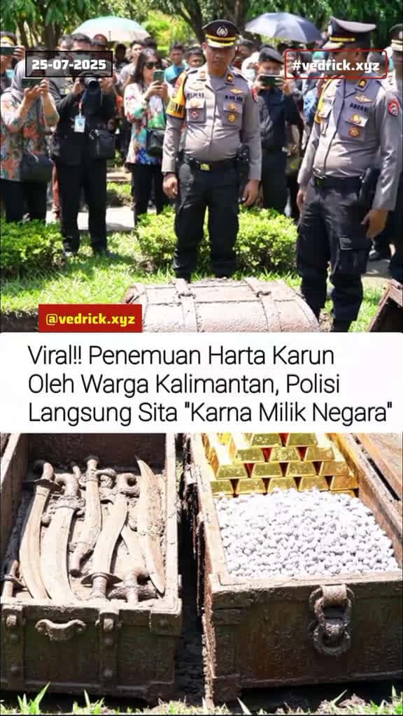 Cover for Seorang warga Kalimantan tanpa sengaja menemukan peti berisi harta karun berisi e 38008 #trend