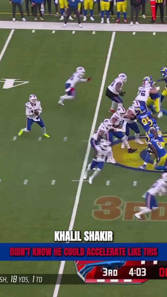 Cover for Khalil Shakir Turns a Simple Pass Into a TD vs the Rams  nflfootball nflhighlight 81535 #american
