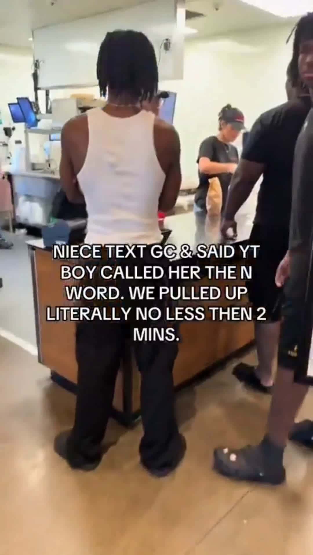 Cover for A Black Woman's white male co-worker called her the N-word on the job. So the Black Woman had her folks pull up to do some straightening @vitobigvito on all social media platforms #caughtoncamera #fyp #trending #trend #trending