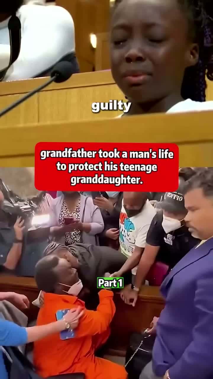 Cover for grandfather took a man's life to protect his teenage granddaughter.