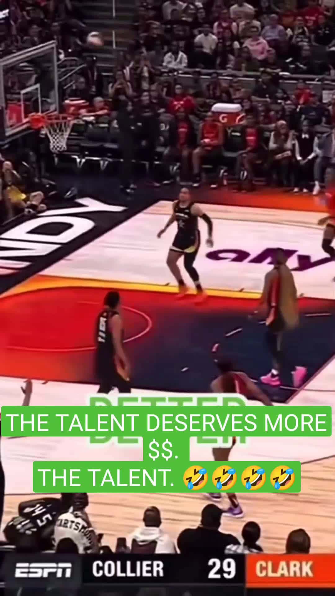 Cover for showing off ur skills for a pay raise goes wrong  🤣 #wnba #viral #reels #viralvideo 