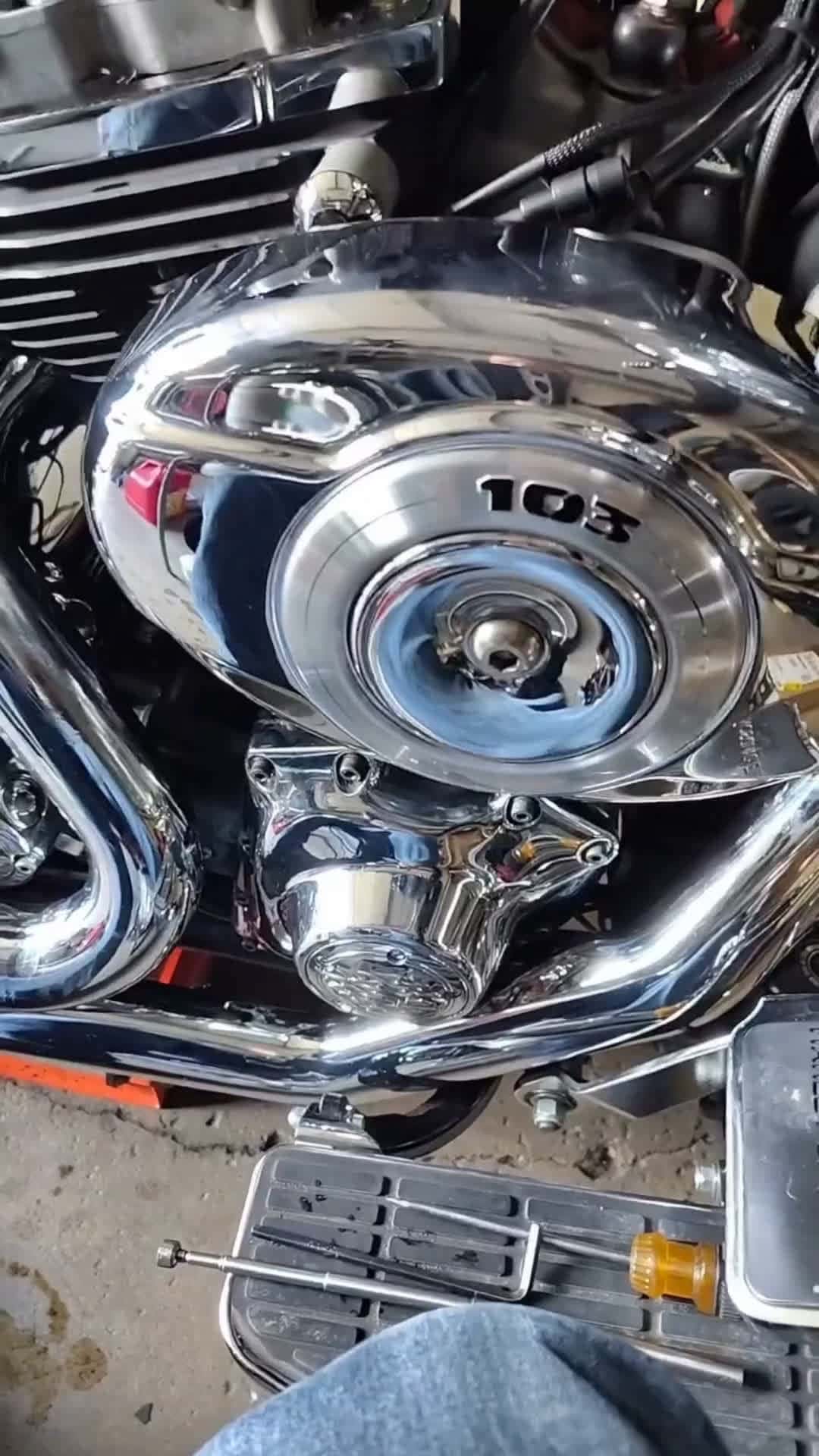 Cover for lifter time #harley #harleydavidson #mechanic #motorcycle #bikersoftiktok #cruiserchris765 #engine 