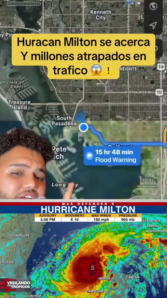 Cover for Huracan Milton se a convertido en categoria 5 y las personas de Florida estan tratando de 77599 #america