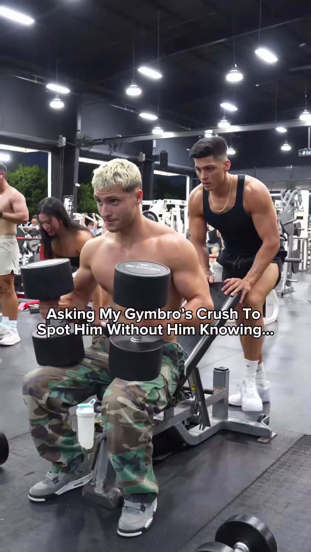Cover for How are you dealing with a crush at the gym?! (Via: @branden.vasquez) #gym #fitness #motivation #fit #bodybuildingcom
