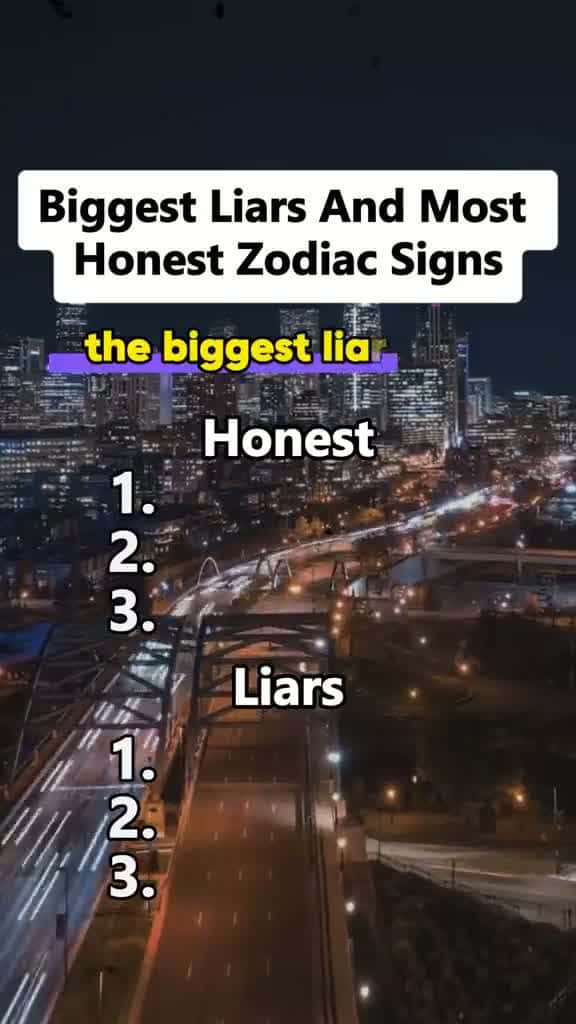 Cover for The biggest liars and most honest zodiacs signs 😤😤 #zodiac #zodiacsigns #foru #aries #taurus #gemini #cancer #leo #libra #virgo #scorpio #sagittarius #aquarius #pisces #capricorn 