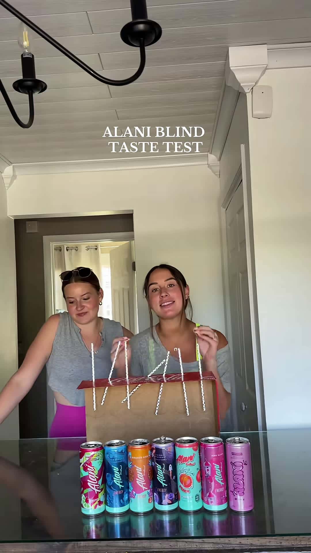 Cover for We want to see your very own blind taste tests ✨🤭  Use the hashtag #alanitastetest and we'll picking a few that deserve an ALANI FRIDGE RESTOCK 👀💖   @Chloe Gottschalk Bounds CRUSHED this challenge! 👏 #energydrink #blindtastetest