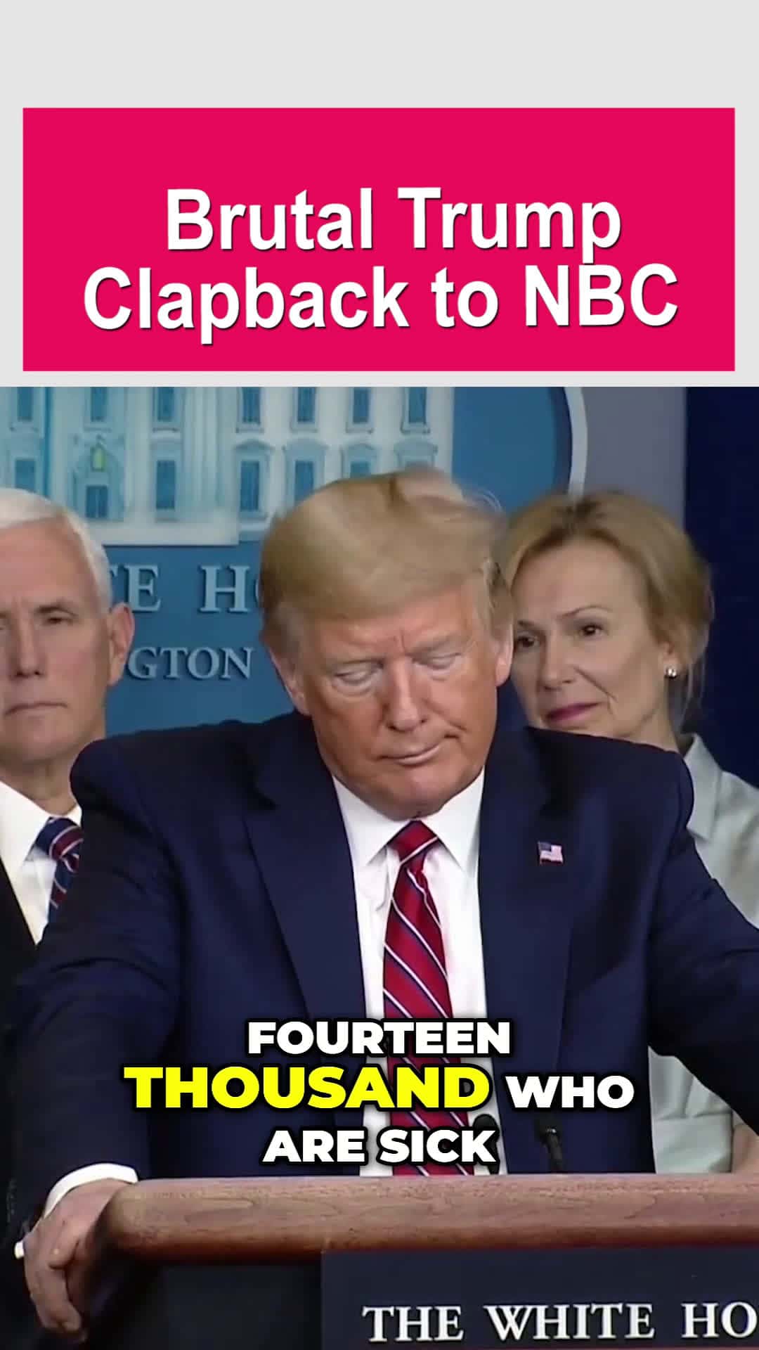 Cover for Pres. Trump calls NBC's Peter Alexander a 'terrible reporter' during coronavirus briefing